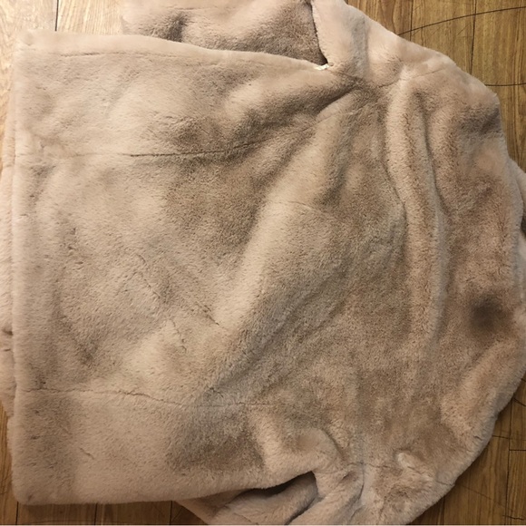 Free people Kate faux fur coat jacket in apricot.size s/p - Picture 6 of 10